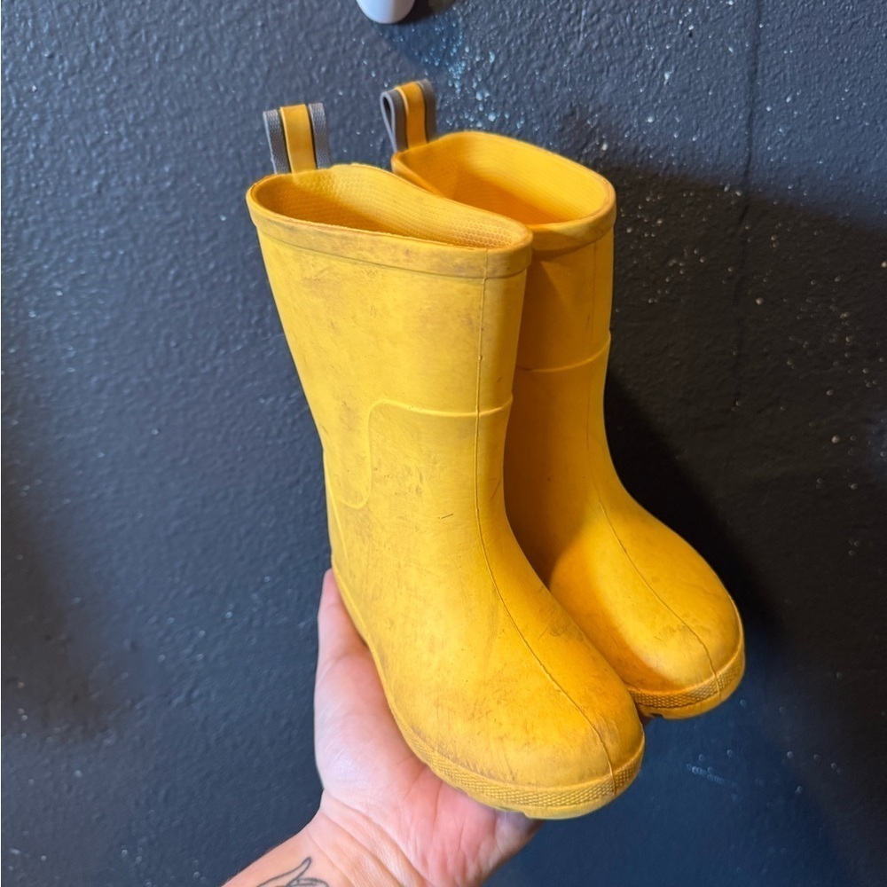 Kids Totes Yellow Waterproof Rain & Snow Boots